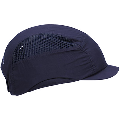 3M First Base + Navy Short-Peak Bump Cap