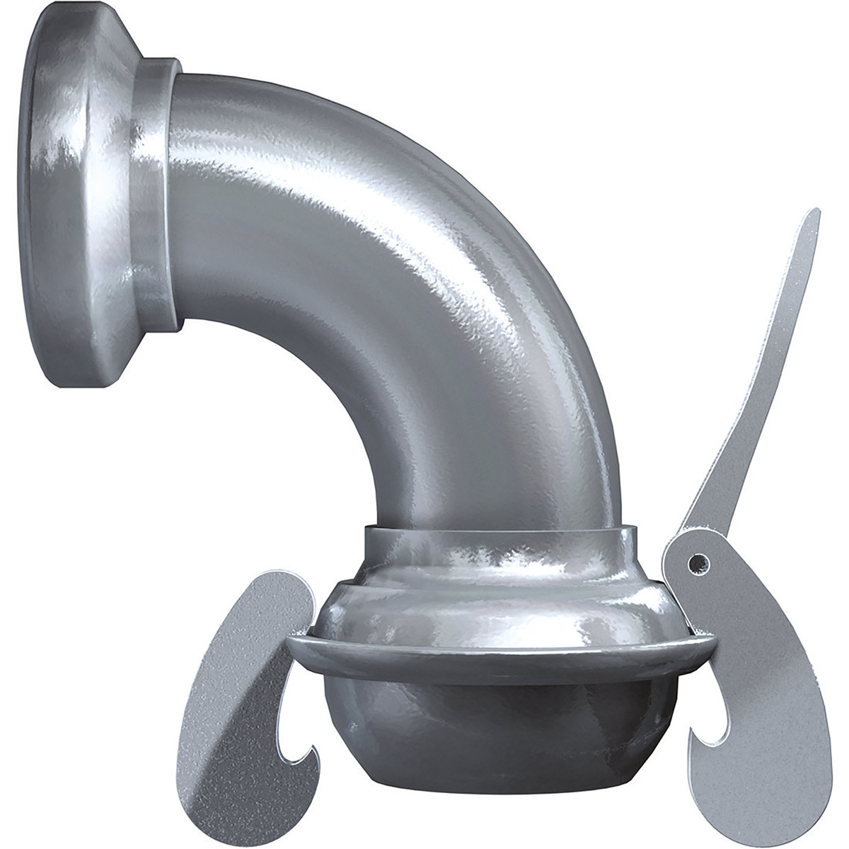 Galvanised Steel Bauer S11 90Degree Elbow Bauer Hose Fittings Arco