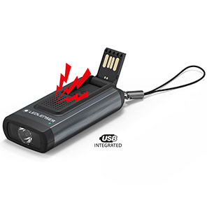 Ledlenser K6R Safety Keyring Torch With Personal Alarm