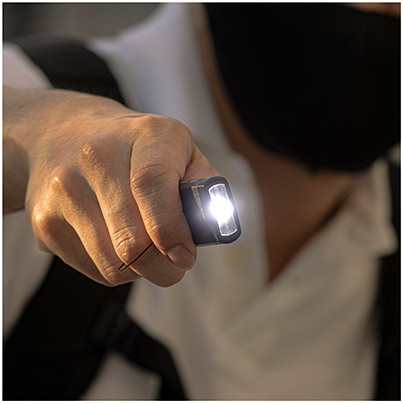 Ledlenser K6R Safety Keyring Torch With Personal Alarm