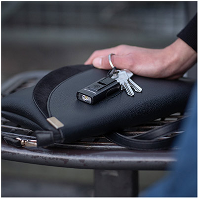 Ledlenser K6R Safety Keyring Torch With Personal Alarm