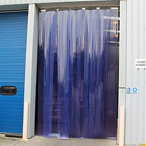 COBA Minimum-Overlap Buffer PVC Strip Curtain Kit 3mm x 300mm per Square Metre