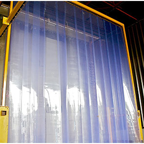 COBA Polar PVC Strip Curtain with Hanger 3mm x 300mm per Metre