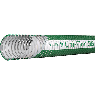 Novaflex Uni-Flon SS Grey Polypropylene Composite Hose per Metre