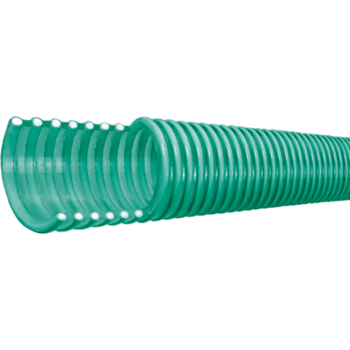 Super Elastic Green PVC Water Suction and Delivery Hose per Metre Not Branded General