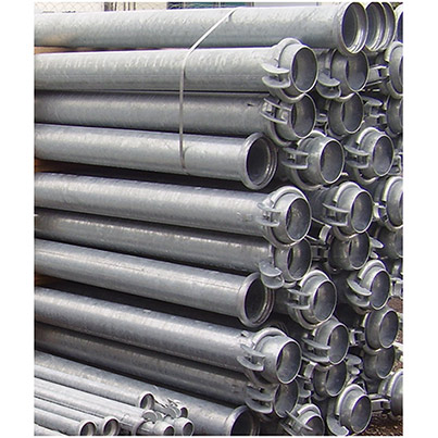 Galvanised Pipe Assembly with Lever Lock Couplings 8in x 6m