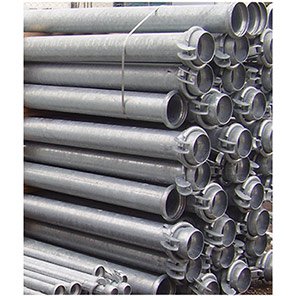 Galvanised Pipe Assembly with Lever Lock Couplings 8in x 6m