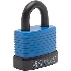 Burg-Wächter Splash Blue Weather-Resistant Padlock