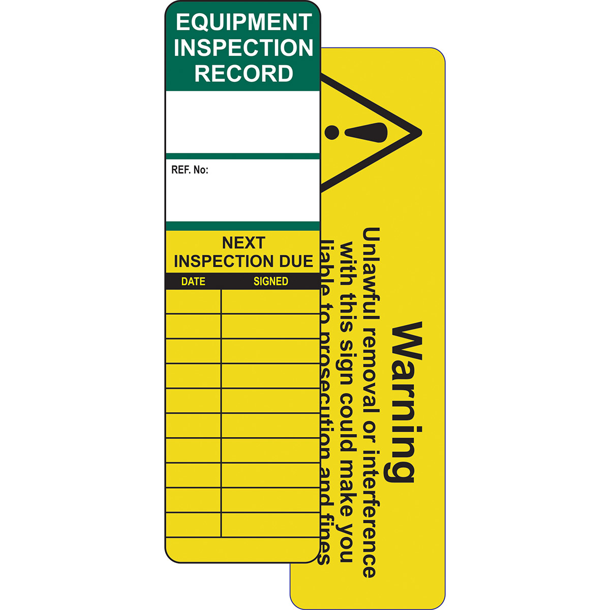 AssetTag Universal Inspection Insert Tag (Pack of 10) | Spectrum ...