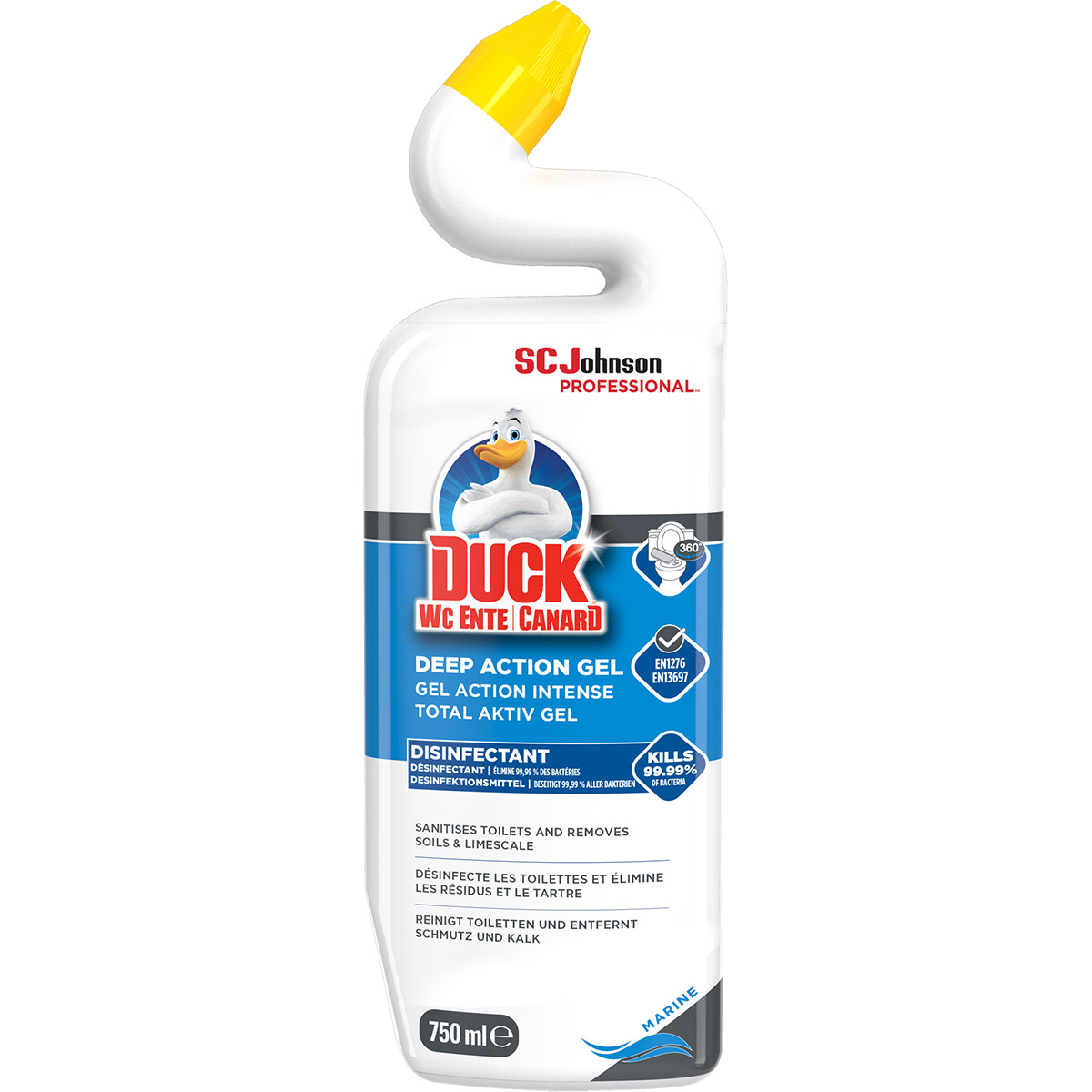 Duck Deep Action Marine Toilet Cleaner 750ml Duck Toilet Cleaners