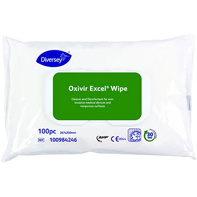 Diversey Oxivir Excel Disinfectant Wipes (Box of 12)