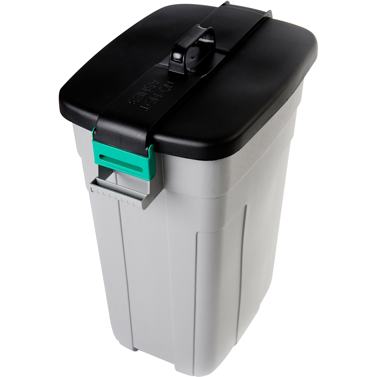 Addis Grey 90L Bin Lockable Lid Addis Rubbish Bins Arco