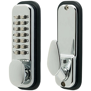 Sterling Polished Chrome Digital Door Lock Sterling Polished Chrome Digital Door Lock