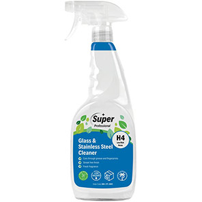Super Professional Glass and Stainless Steel Cleaner Spray 750ml