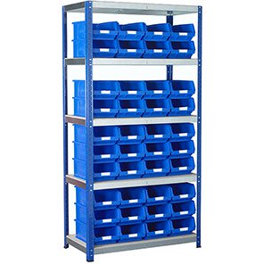 Barton Eco-Rax Blue Bin Kit 1800mm x 900mm x 450mm