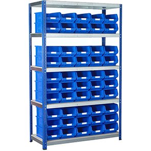 Barton Eco-Rax Blue Bin Kit 1800mm x 1200mm x 450mm