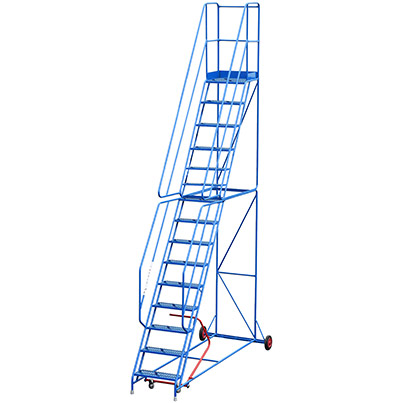 TB Davies 15-Tread Mobile Punched Safety Steps