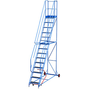 TB Davies 15-Tread Mobile Slip-Resistant Safety Steps