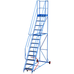 TB Davies 13-Tread Mobile Slip-Resistant Safety Steps