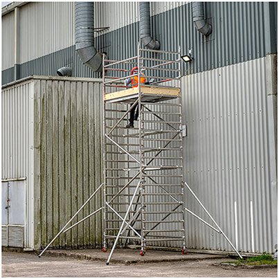 TB Davies 232 Frame Access 11.2m Double 3T Scaffold Tower