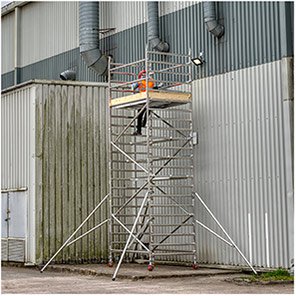 TB Davies 232 Frame Access 11.2m Double 3T Scaffold Tower