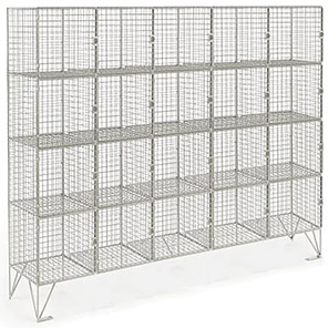 Link 51 20-Compartment Mesh Locker 1515mm x 457mm x 1370mm