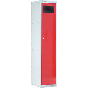 Link 51 Red Garment Collector Locker 1800mm x 380mm x 450mm