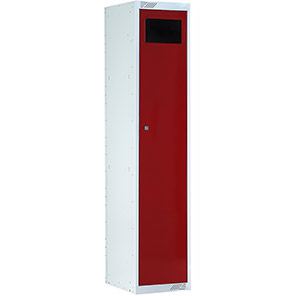 Link 51 Maroon Garment Collector Locker 1800mm x 380mm x 450mm