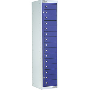 Link 51 Dark Blue 15-Tier Garment Dispenser Locker 1800mm x 380mm x 450mm