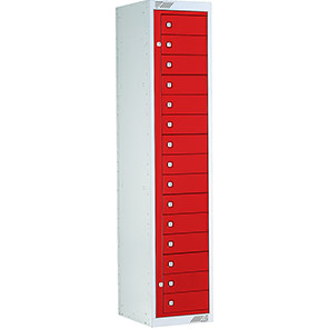 Link 51 Red 15-Tier Garment Dispenser Locker 1800mm x 380mm x 450mm