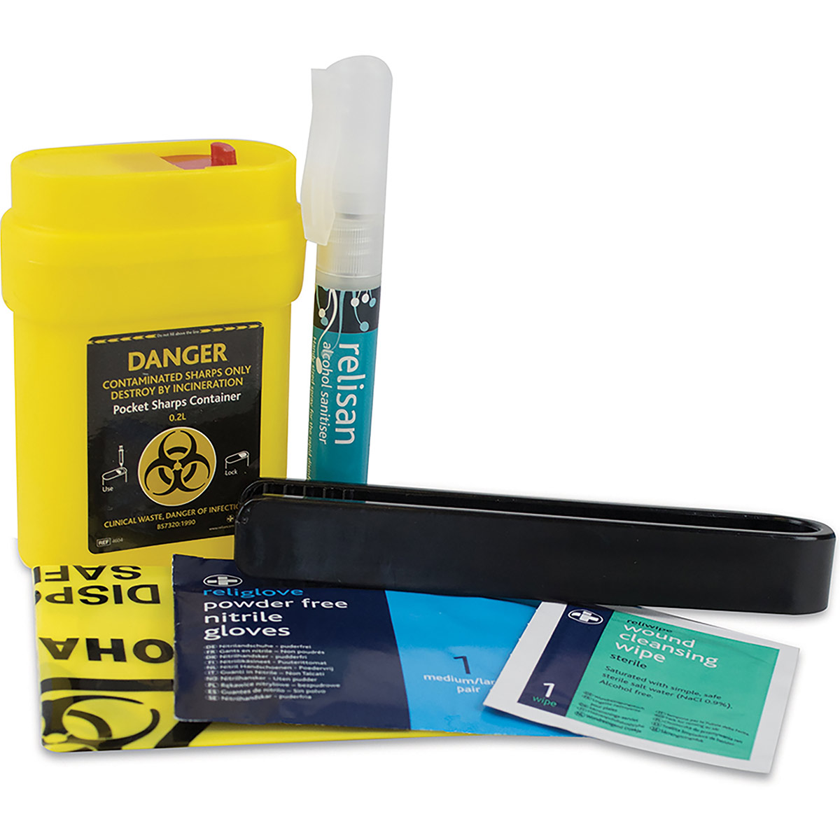 Reliance Medical Biohazard Sharps Disposal Kit Reliance Medical