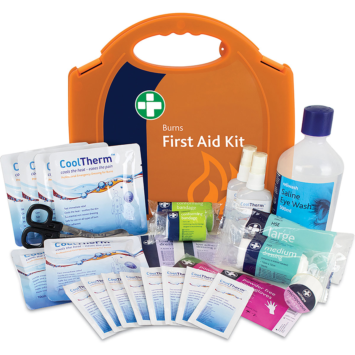 Reliance Medical Aura HSE Premium Burns First Aid Kit Reliance