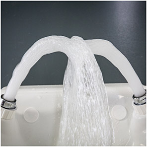 Wall mounted ASA closed bowl eyewash