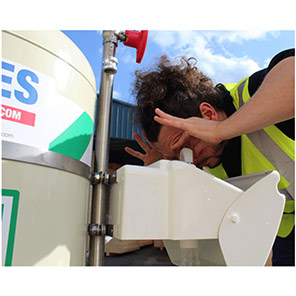 Mobile Seld-cont SS with eyewash - 114L