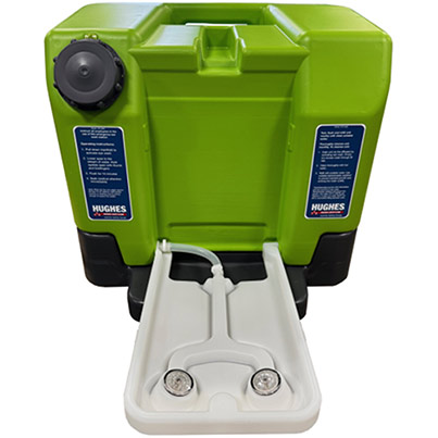 Hughes 45L Mobile Gravity-Fed Eye Wash with 230V Heated Jacket