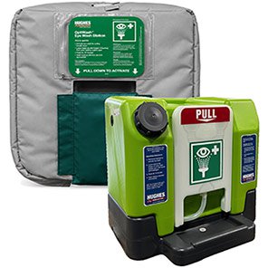 Hughes 45L Mobile Gravity-Fed Eye Wash with 230V Heated Jacket