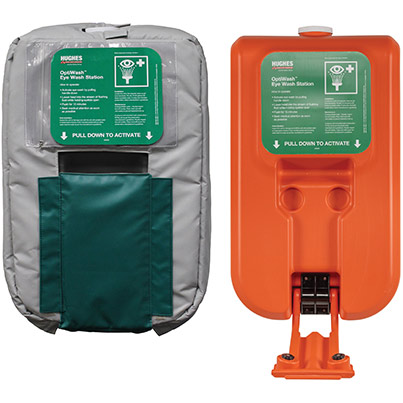 Hughes Optiwash ATEX 38L Wall-Mounted Gravity-Fed Eye Wash with Insulated Heated Jacket