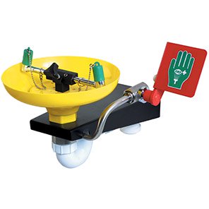 Hughes Wall-Mounted Open Emergency Eyewash Station