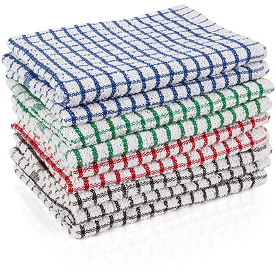 Robert Scott Red/White Terry Tea Towels