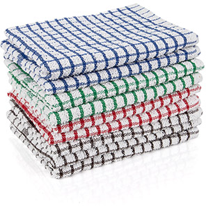 Robert Scott Red/White Terry Tea Towels