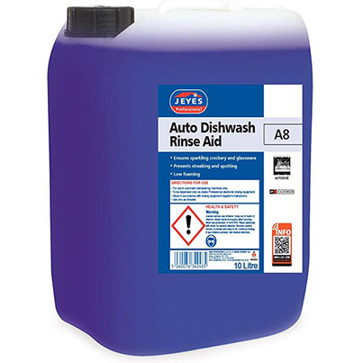Jeyes A8 Auto Dishwasher Rinse Aid 10L
