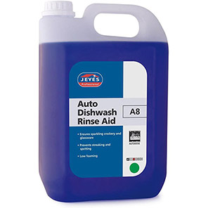 Jeyes A8 Auto Dishwasher Rinse Aid 5L