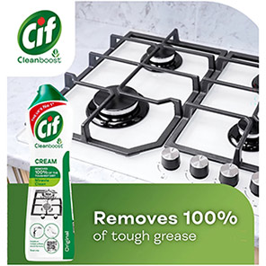 Cif Cleanboost Cream 500ml (Pack of 8)