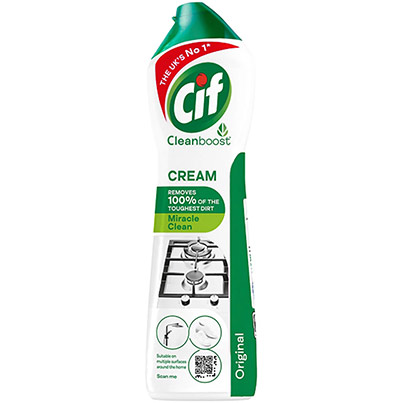 Cif Cleanboost Cream 500ml (Pack of 8)