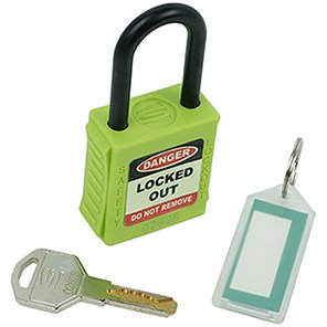 Spectrum Industrial Green Dielectric Safety Lockout Padlock