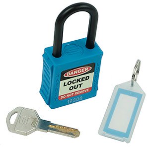 Spectrum Industrial Blue Dielectric Safety Lockout Padlock