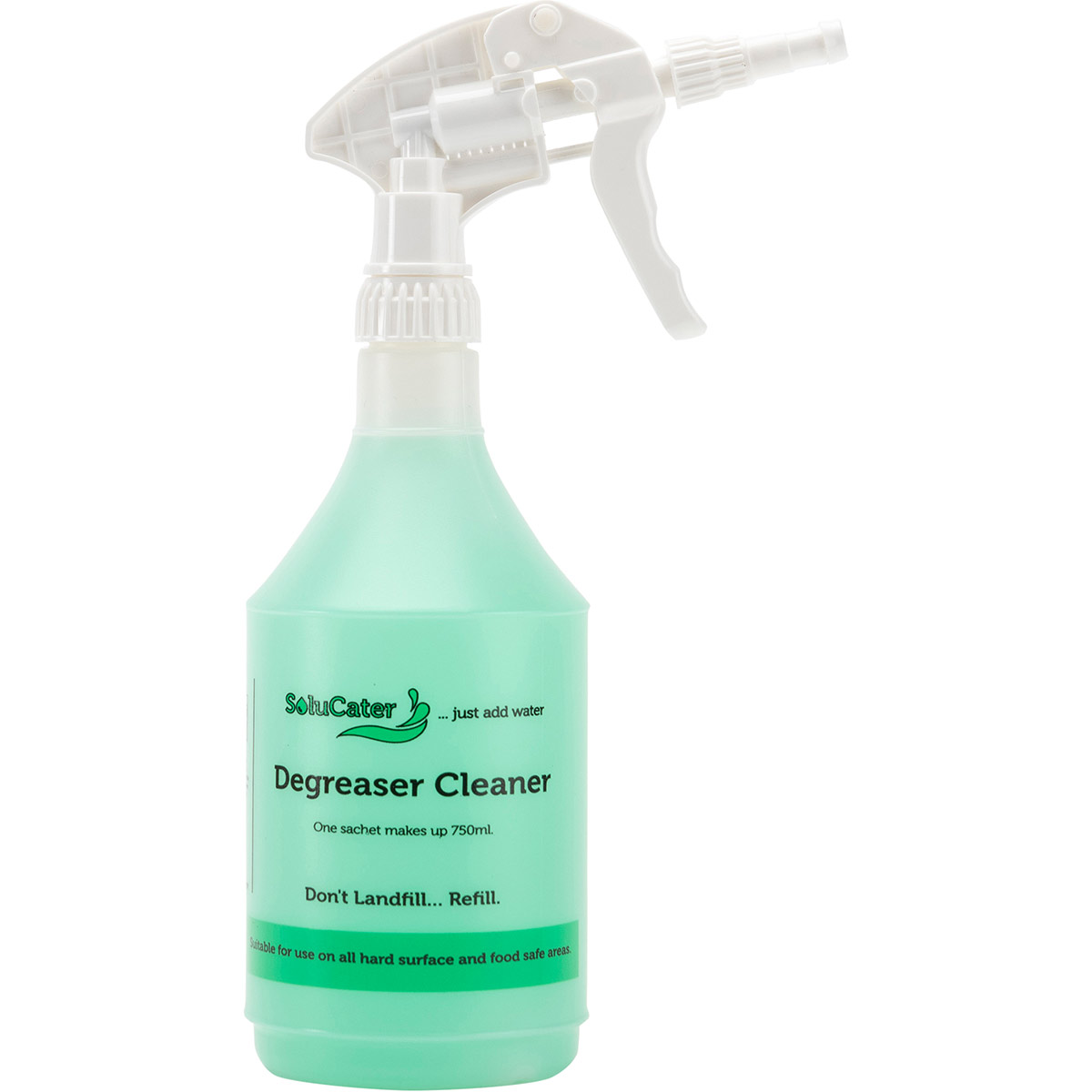 SoluPak SoluClean FoodSafe Degreaser Cleaner Trigger Spray Bottle Not Branded Empty Bottles