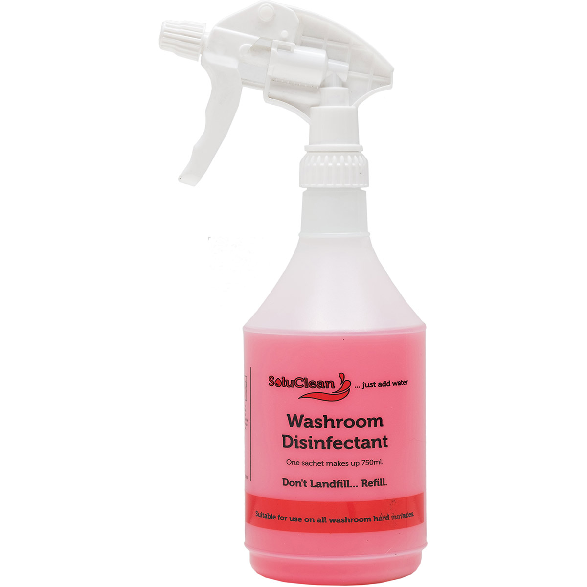 SoluPak SoluClean Washroom Disinfectant Trigger Spray Bottle Not