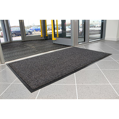 COBA Cosmo Grey Doormat 90cm x 1.5m