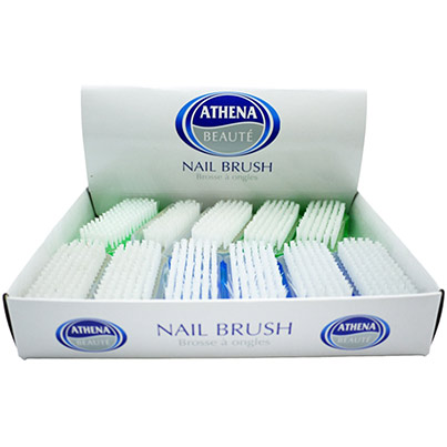 White Plastic Nail Brush